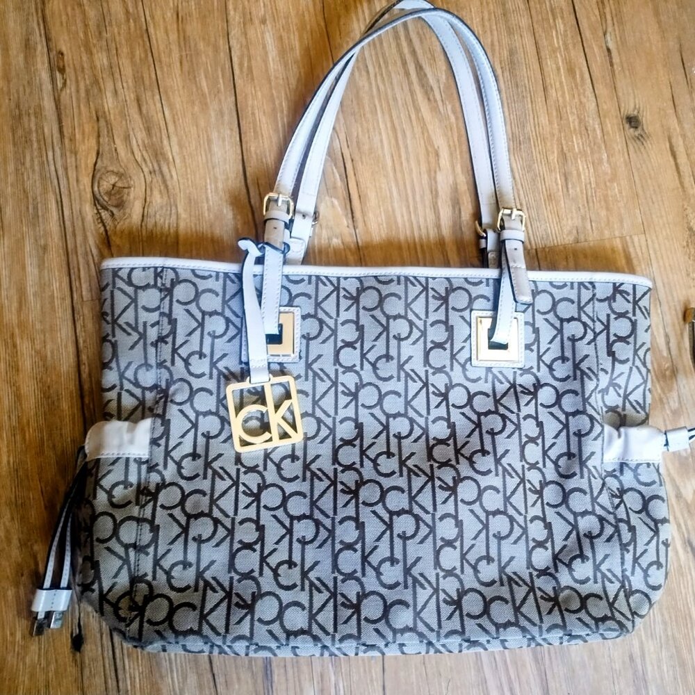 Sold! Taupe Calvin Klein Tote Bag